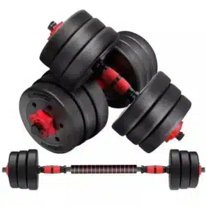 Ensembles Haltère Musculation kit 20Kg plus la barre 20 Kg prix maroc