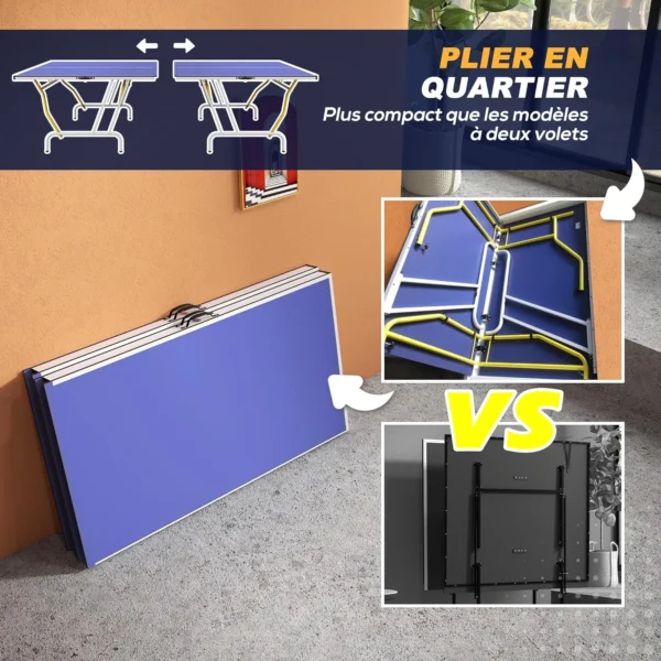 Table de tennis table pliable prix maroc